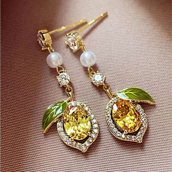 Anthropologie Jewelry - Lemon drop earrings M75